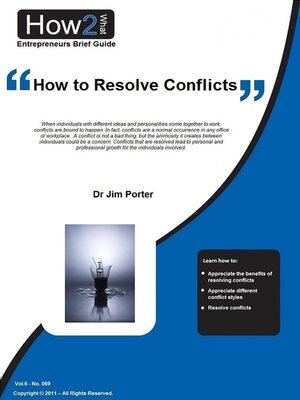 cover image of How to Resolve Conflicts